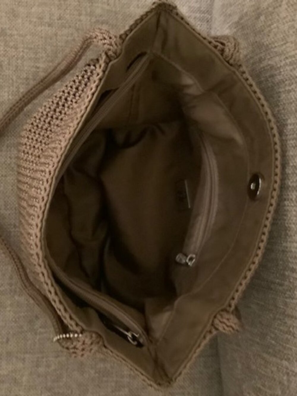 PRICE DROP!!! The Sak Crochet Neutral Beige Shoulder Bag - Picture 3 of 9